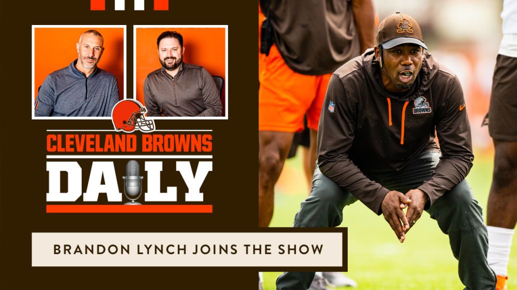 Cleveland Browns Daily - Assistant DB Coach Brandon Lynch joins the show